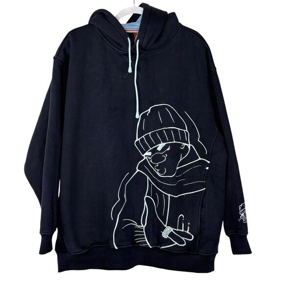 Vtg Southpole Men’s Y2K Tracksuit Hoodie Sweatpants Set Baggy BBoy Blue Size L - Picture 2 of 11